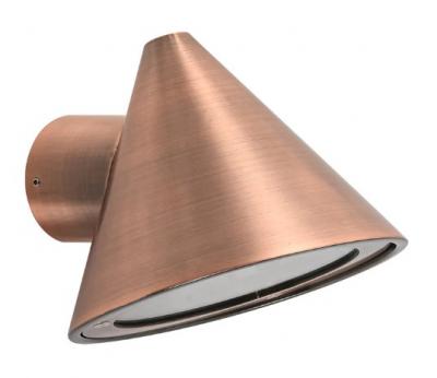 CUCHARA Cone Surface Mount Wall Light Electroplated Copper IP65
